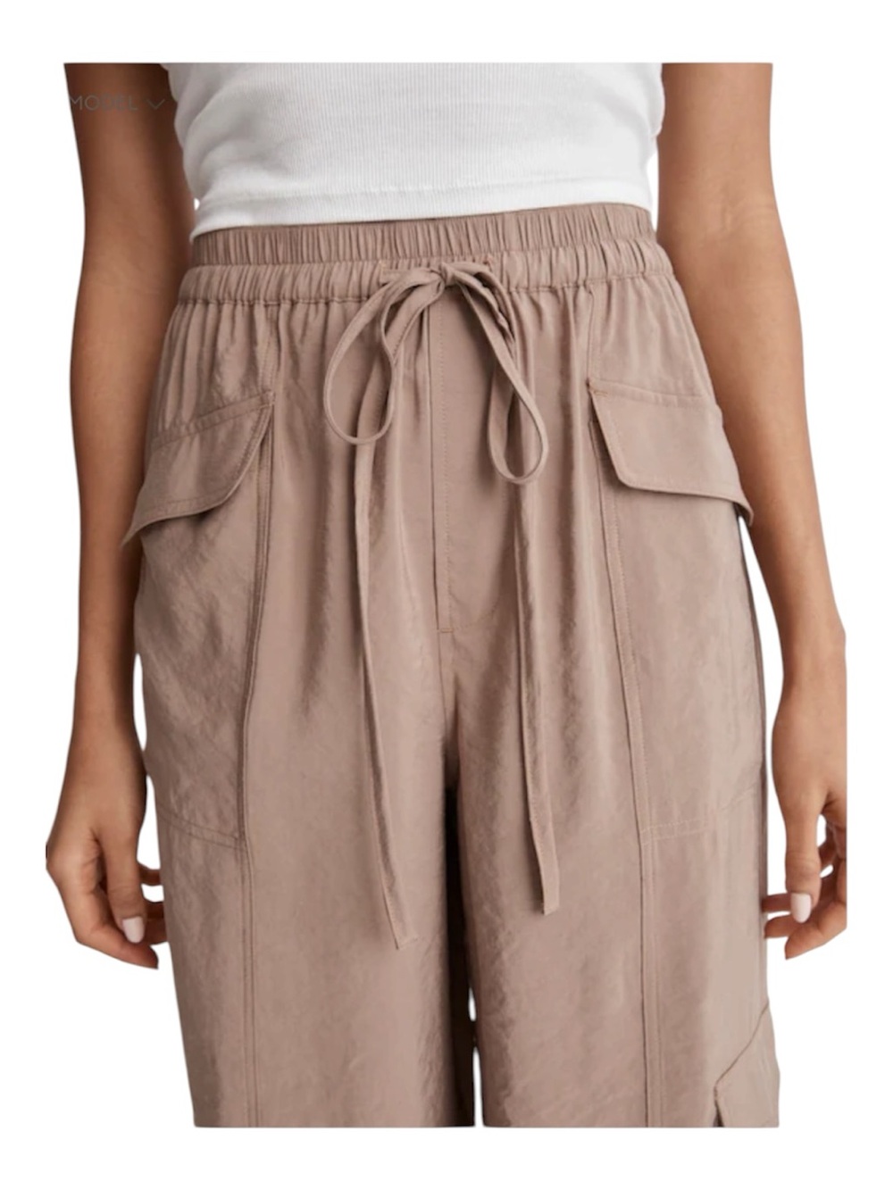 Madewell Straight Cargo Pants in Softdrape
